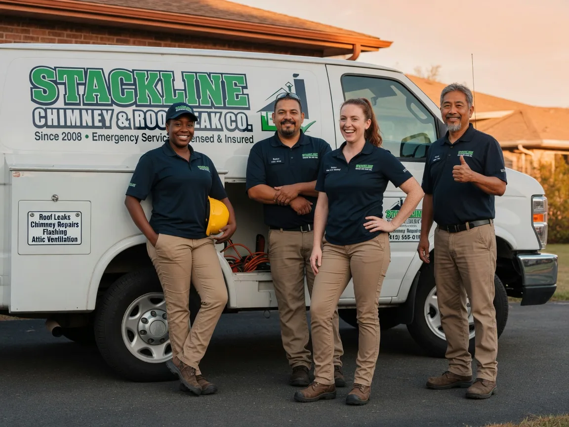 Chimney flashing repair company in Creston, CA
